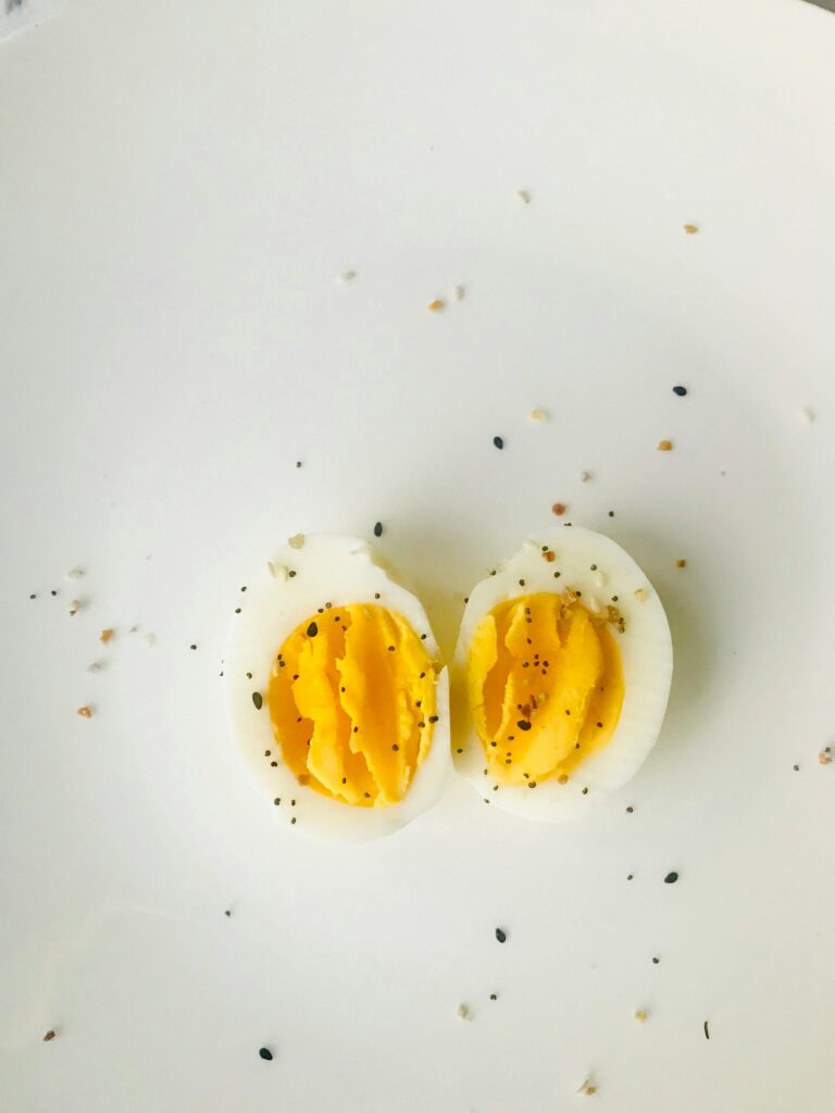 Telur makanan tinggi protein dan serat untuk diet